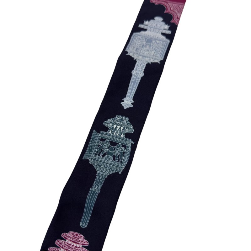Hermes Merveilleuses Lanternes Twilly 幼絲巾-7