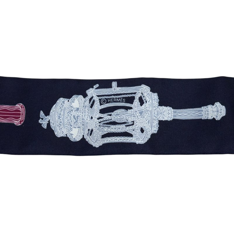 Hermes Merveilleuses Lanternes Twilly 幼絲巾-10