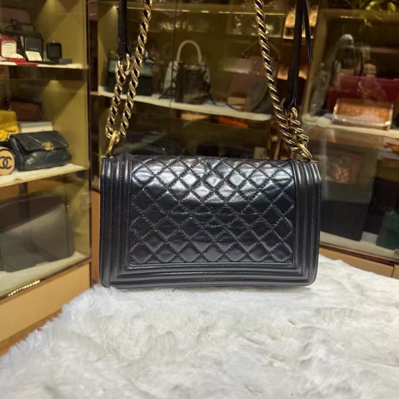 大全配🈶購證❤️ 香奈兒 #黑金 #leboy #boy25-3