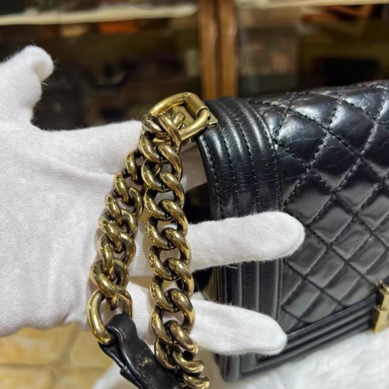 大全配🈶購證❤️ 香奈兒 #黑金 #leboy #boy25-5