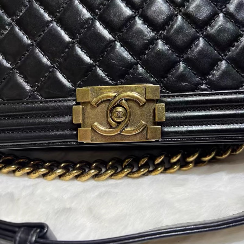大全配🈶購證❤️ 香奈兒 #黑金 #leboy #boy25-6