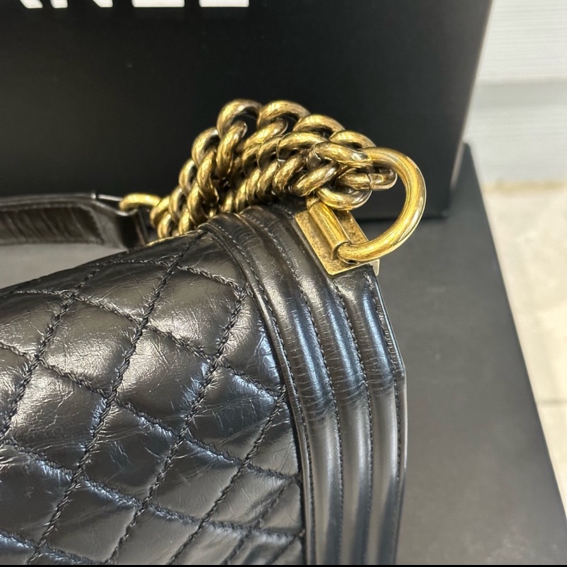 大全配🈶購證❤️ 香奈兒 #黑金 #leboy #boy25-11