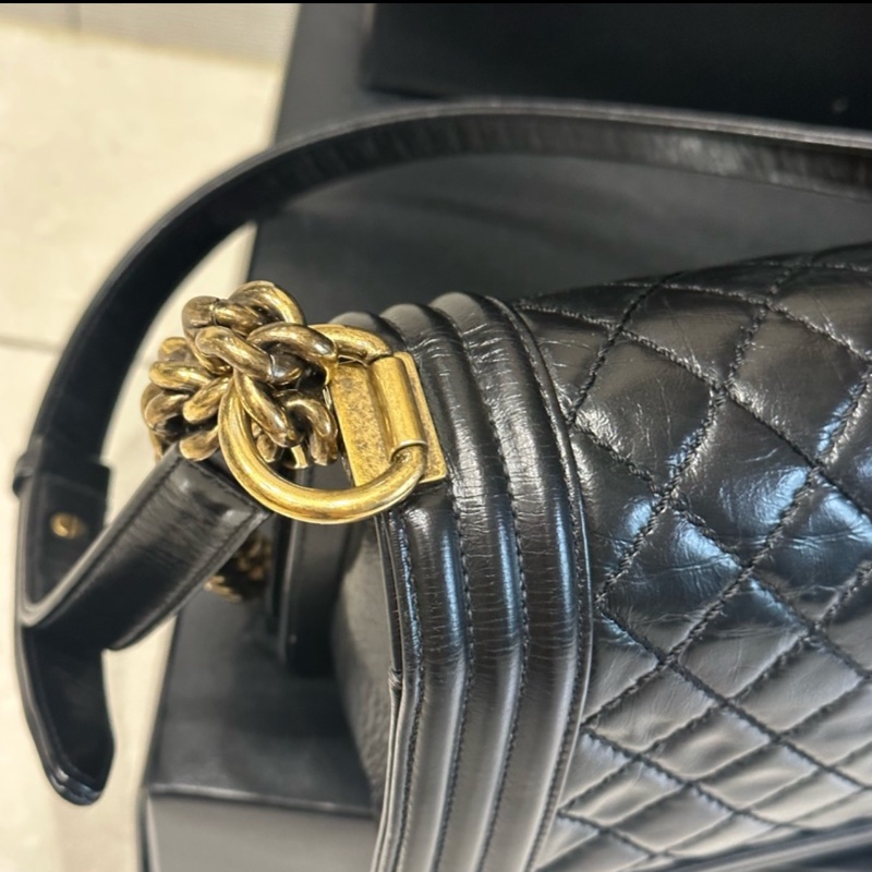 大全配🈶購證❤️ 香奈兒 #黑金 #leboy #boy25-12