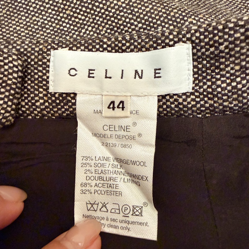 🍒CELINE 法國製經典直筒鉛筆裙size:44/ 2F260110-1-9