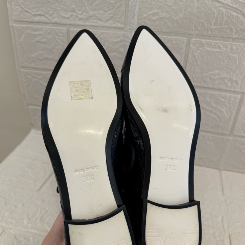新年大特價✨✨chanel黑漆皮尖頭皮鞋👞-20