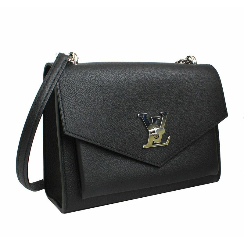 【包稅】LOUIS VUITTON 黑色鍍銀 Myrakmi 肩斜背包-1