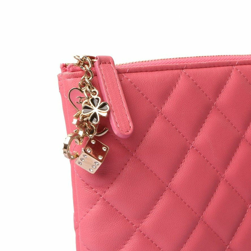 【包稅】CHANEL 經典羊皮 NO5 手拿包（大）29259-2