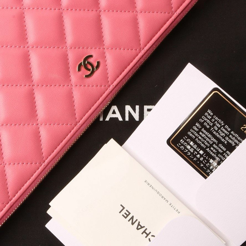 【包稅】CHANEL 經典羊皮 NO5 手拿包（大）29259-6