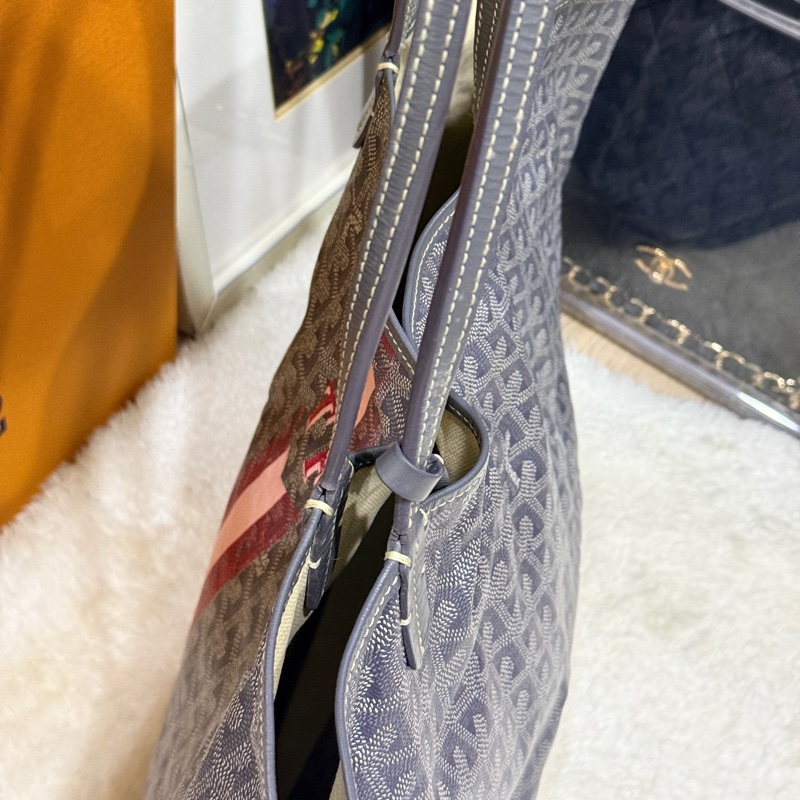 年前出清隨便賣 灰色Goyard托特包 可肩背-20