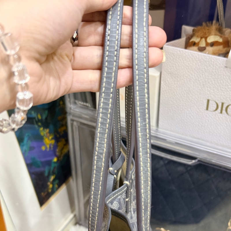 年前出清隨便賣 灰色Goyard托特包 可肩背-23