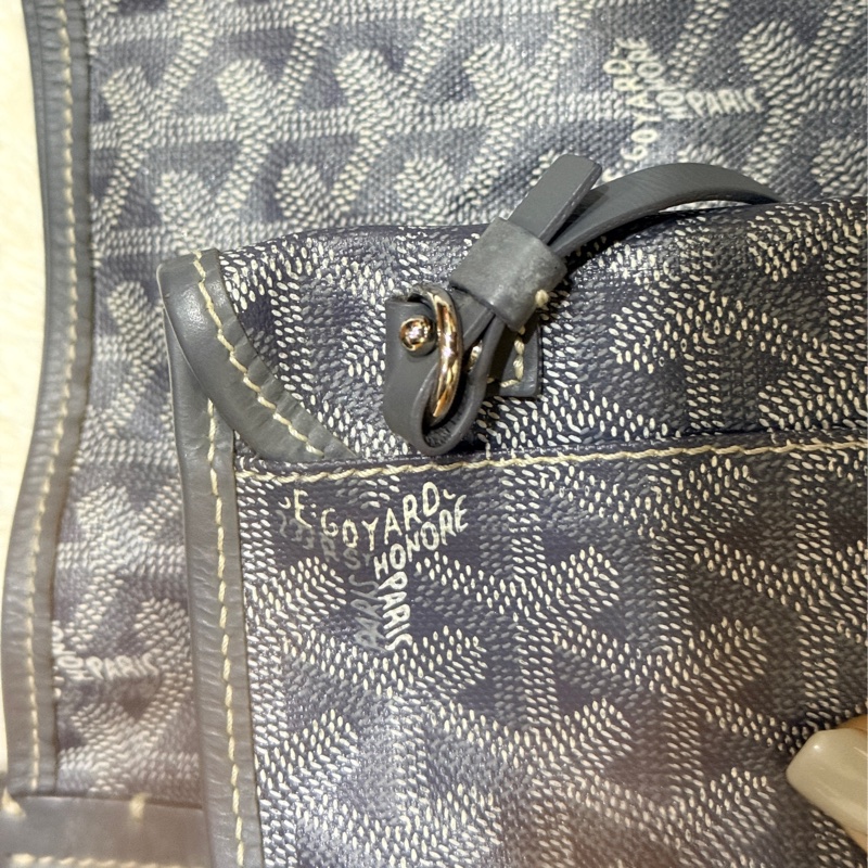 年前出清隨便賣 灰色Goyard托特包 可肩背-25