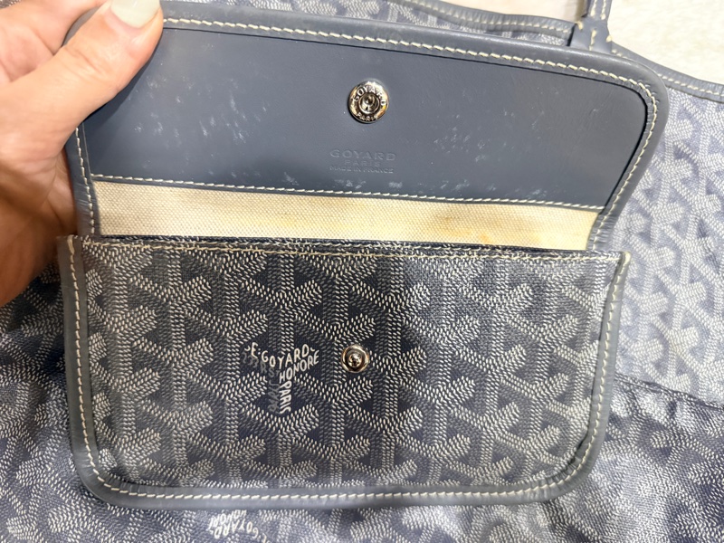 年前出清隨便賣 灰色Goyard托特包 可肩背-26