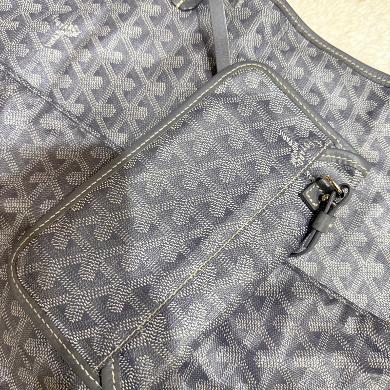 年前出清隨便賣 灰色Goyard托特包 可肩背-30