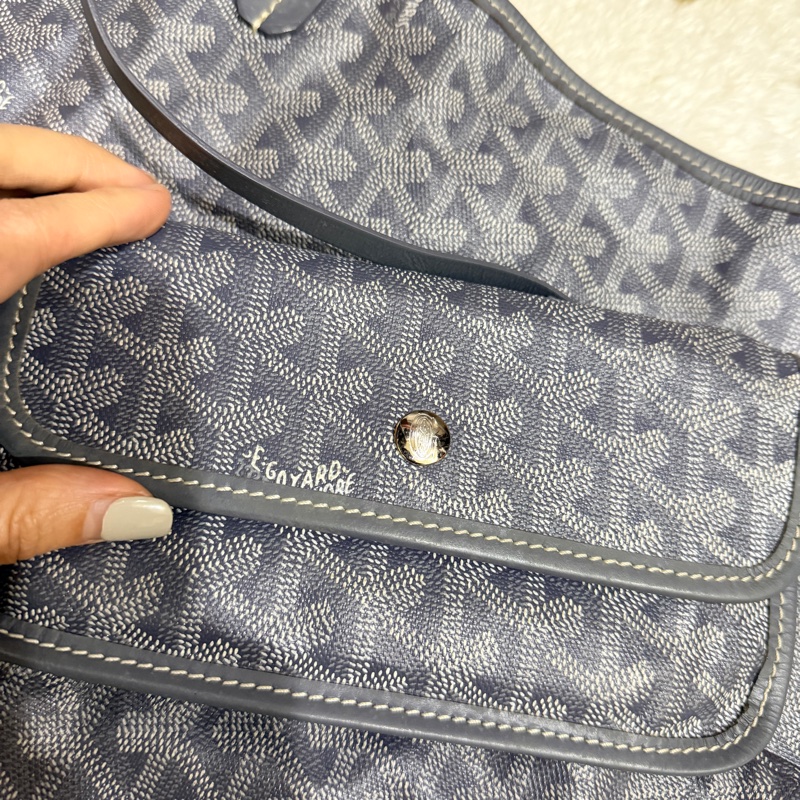 年前出清隨便賣 灰色Goyard托特包 可肩背-31