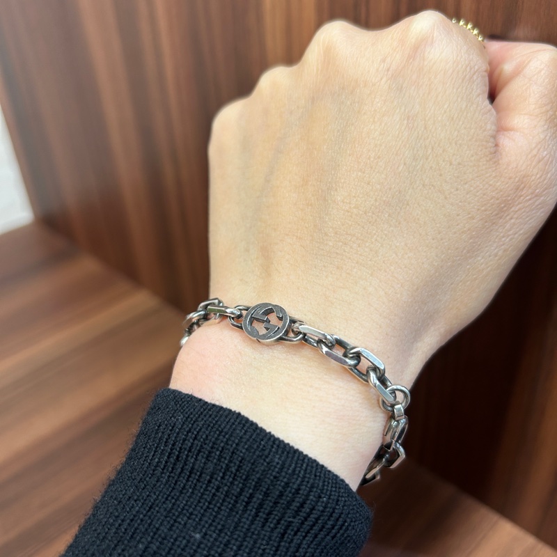 情人節💘提前準備 Gucci Interlocking手鏈-4