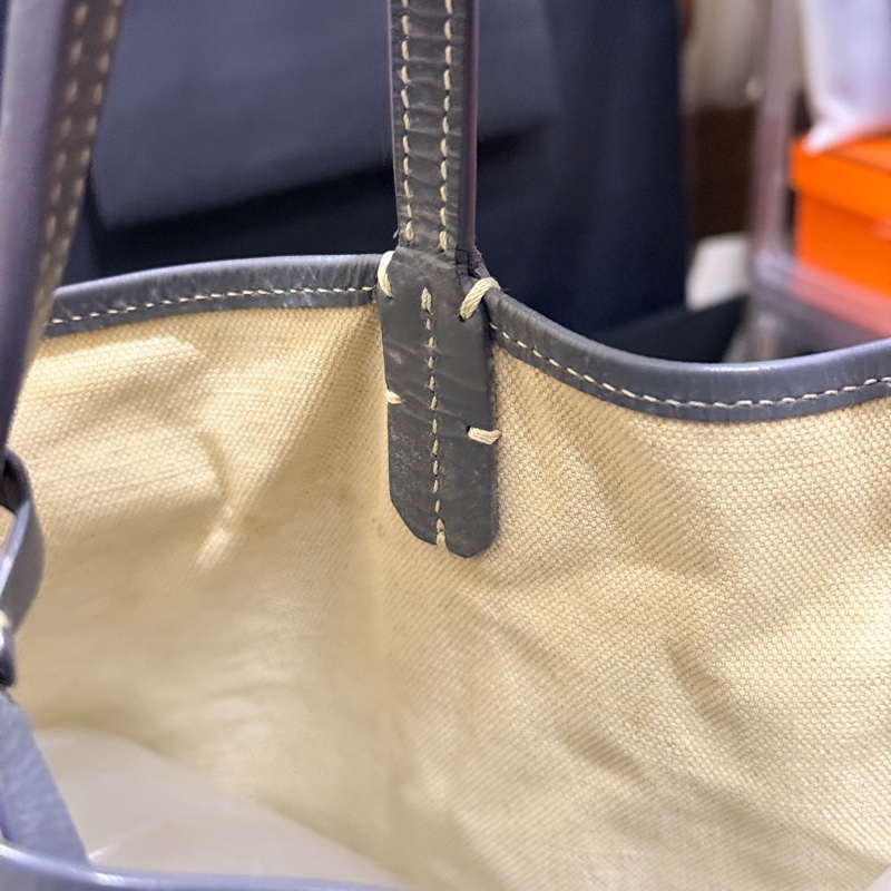 年前出清隨便賣 灰色Goyard托特包 可肩背-5