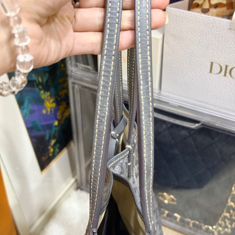 年前出清隨便賣 灰色Goyard托特包 可肩背-15