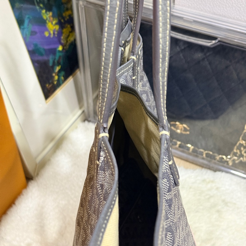 年前出清隨便賣 灰色Goyard托特包 可肩背-16