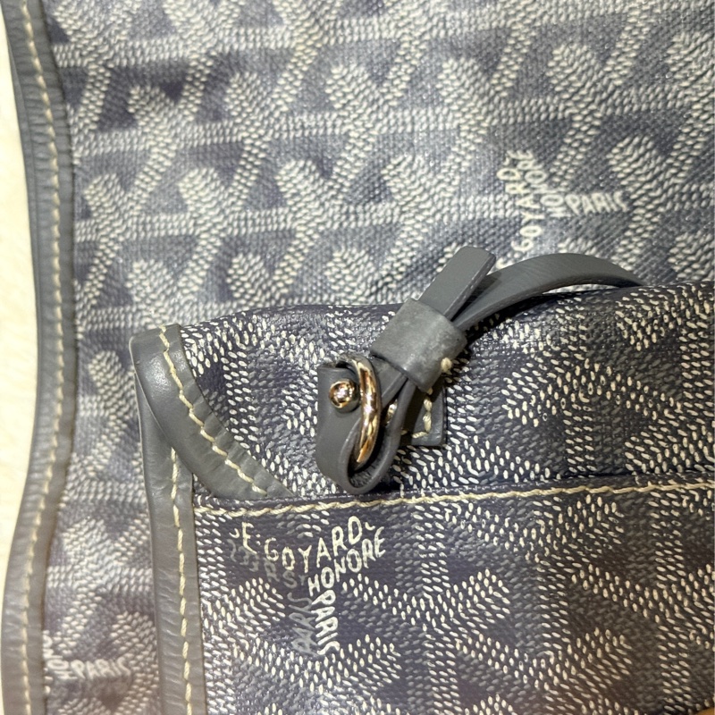 年前出清隨便賣 灰色Goyard托特包 可肩背-17