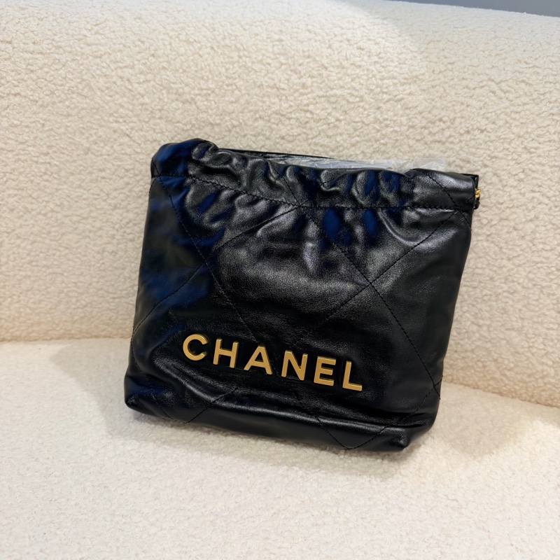 Chanel mini 22bag 黑金-0