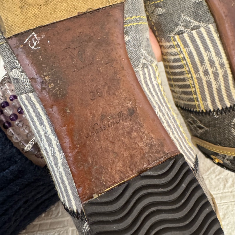 LV單寧花底娃娃鞋 38號-23