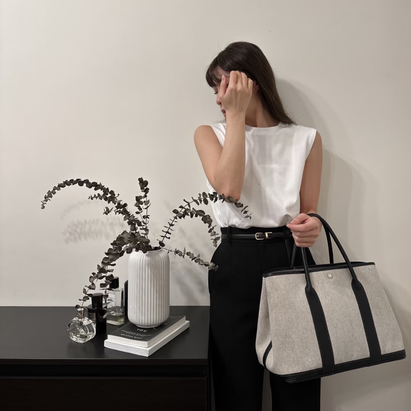 Hermes Garden Party 36
花園包 熊猫色-16