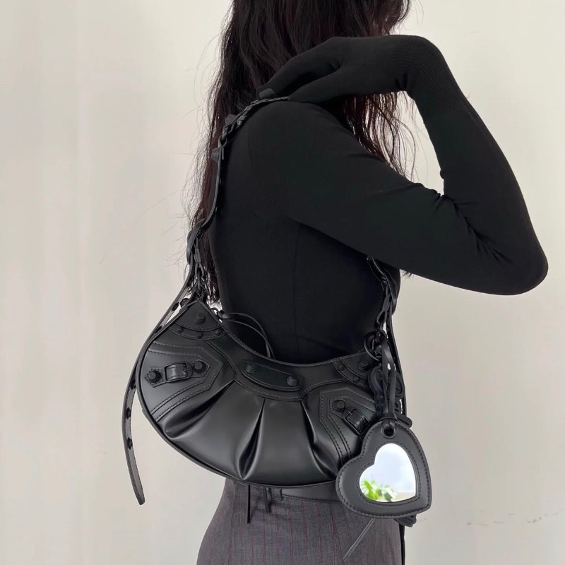 Balenciaga cagole bag ( Black )-6