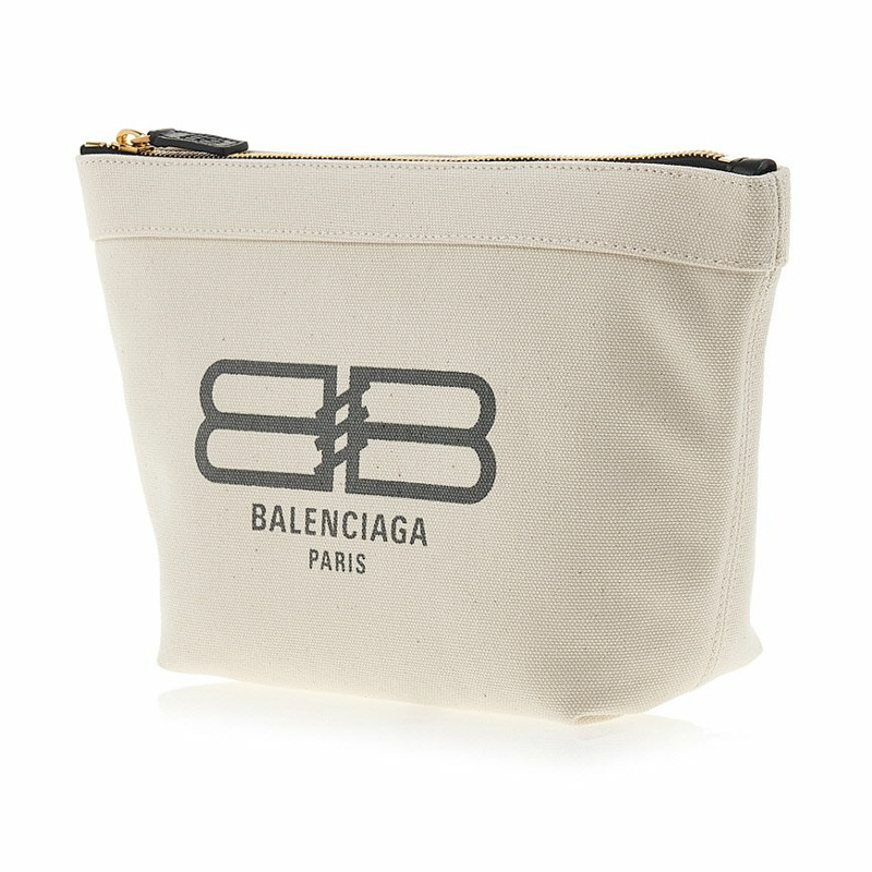 【包稅】BALENCIAGA 女士 BB Logo 手拿包 695536 2108S 9260-1