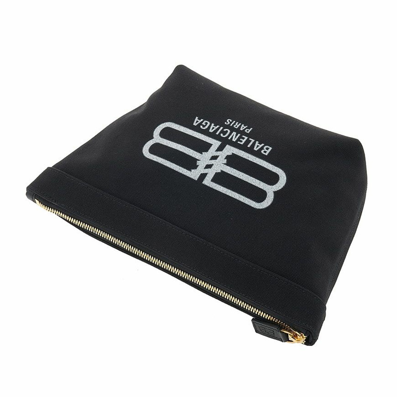 【包稅】BALENCIAGA 女士 BB Logo 手拿包 695536 2108S 1090-3