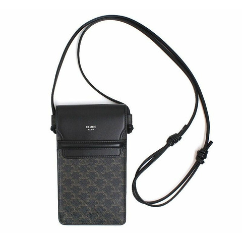 CELINE Triomphe帆布手機袋