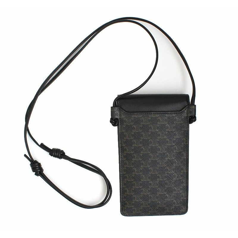 【包稅】CELINE Triomphe帆布手機袋-1