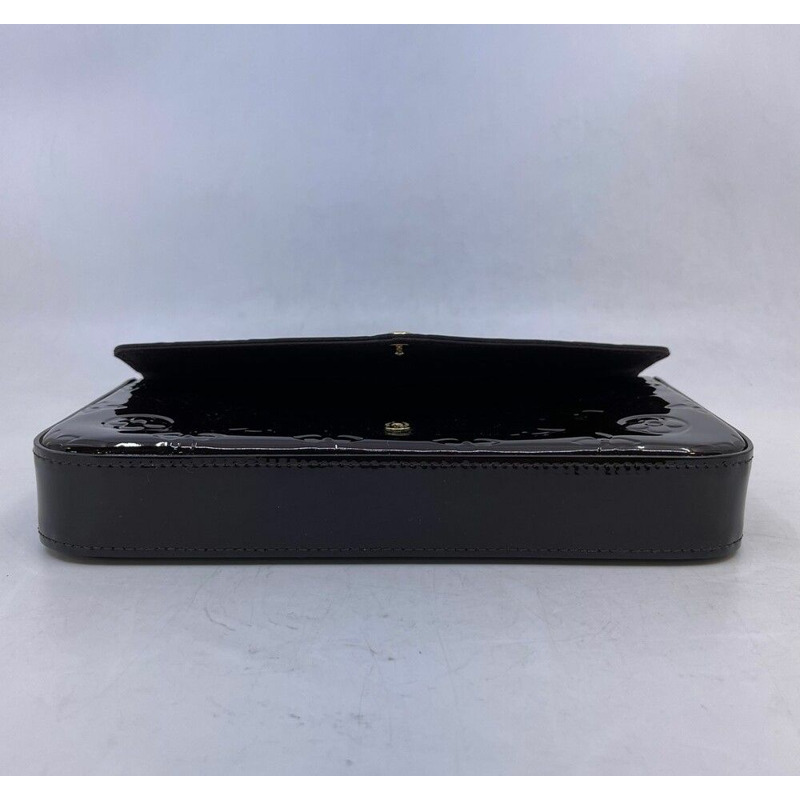 【包稅】LOUIS VUITTON M61267 Felicie Vernis 手拿包斜背包-5