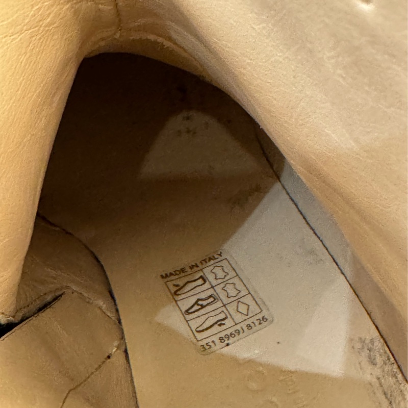 新年到必入手✨Gucci黑色金雙G小鑽厚底靴子 35號-20