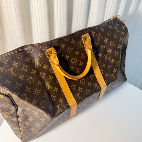 ✔️ LV Louis Vuitton 路易威登 Monogram Keepall 55 M41424手提行李袋