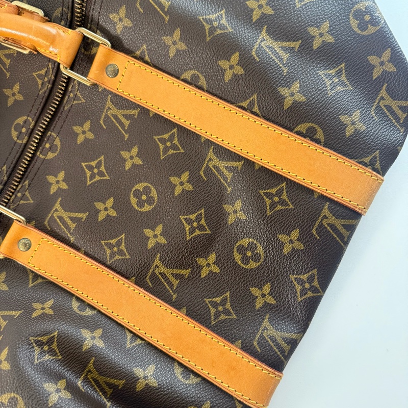 ✔️ LV Louis Vuitton 路易威登 Monogram Keepall 55 M41424手提行李袋-11
