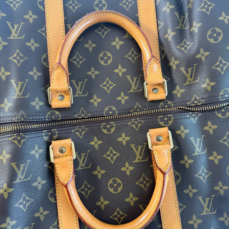 ✔️ LV Louis Vuitton 路易威登 Monogram Keepall 55 M41424手提行李袋-42