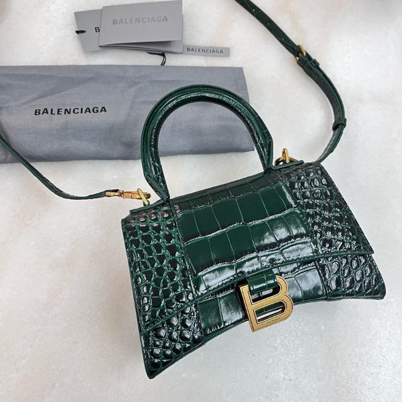 Balenciaga hourglass bag ( Green )-0