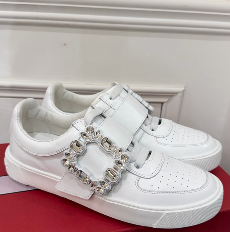 ROGER VIVIER 方鑽休閒鞋 40碼-0