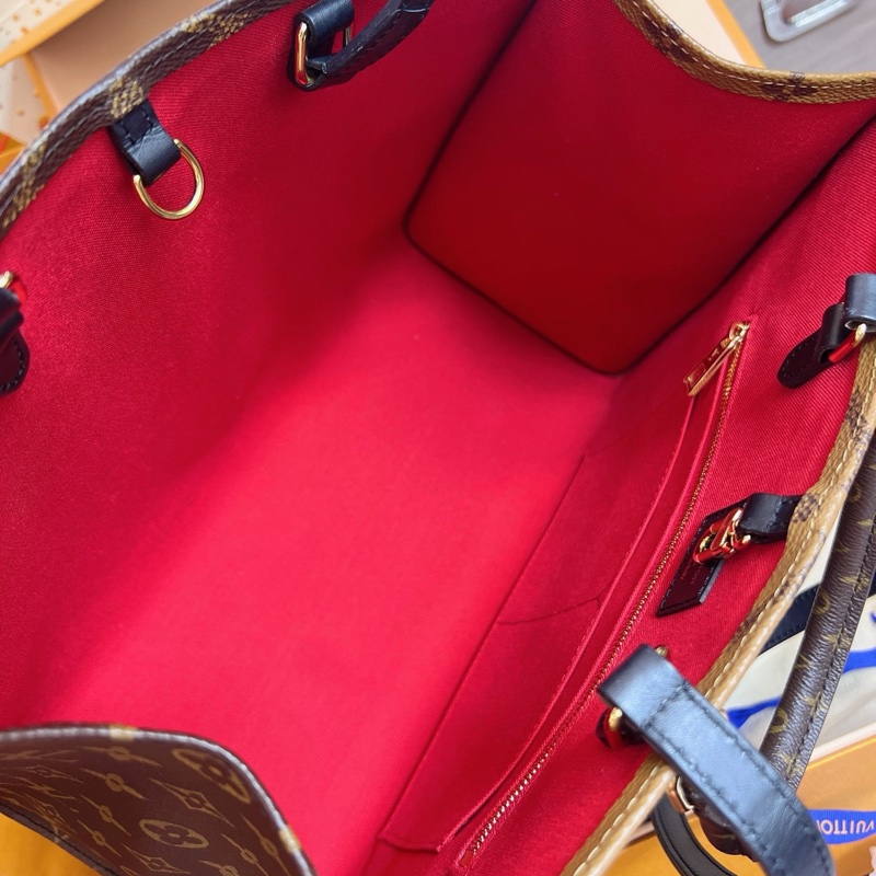 芯片款Lv onthego 中號tote 焦糖色雙面-5