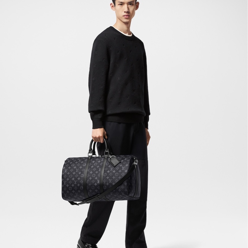LV Monogram KeepAll 45 晶片款 手提單肩斜肩包-1
