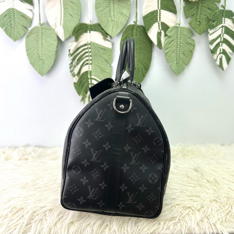 LV Monogram KeepAll 45 晶片款 手提單肩斜肩包-2