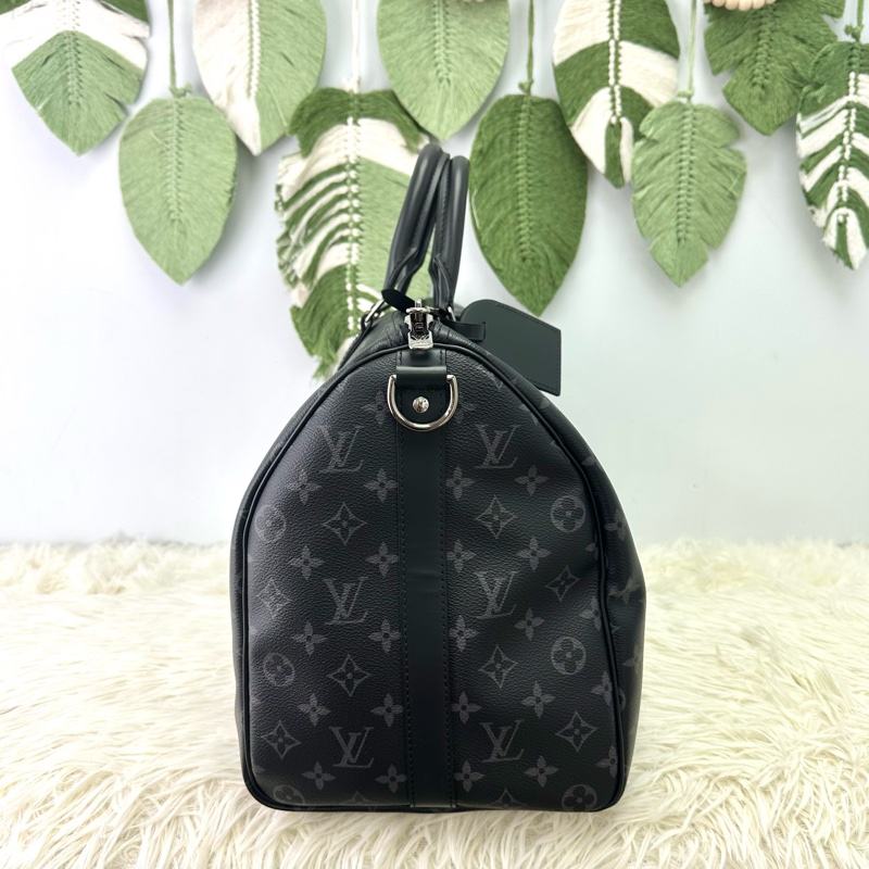 LV Monogram KeepAll 45 晶片款 手提單肩斜肩包-3