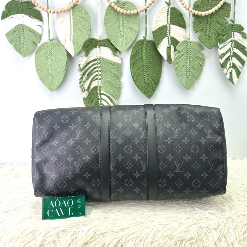LV Monogram KeepAll 45 晶片款 手提單肩斜肩包-5