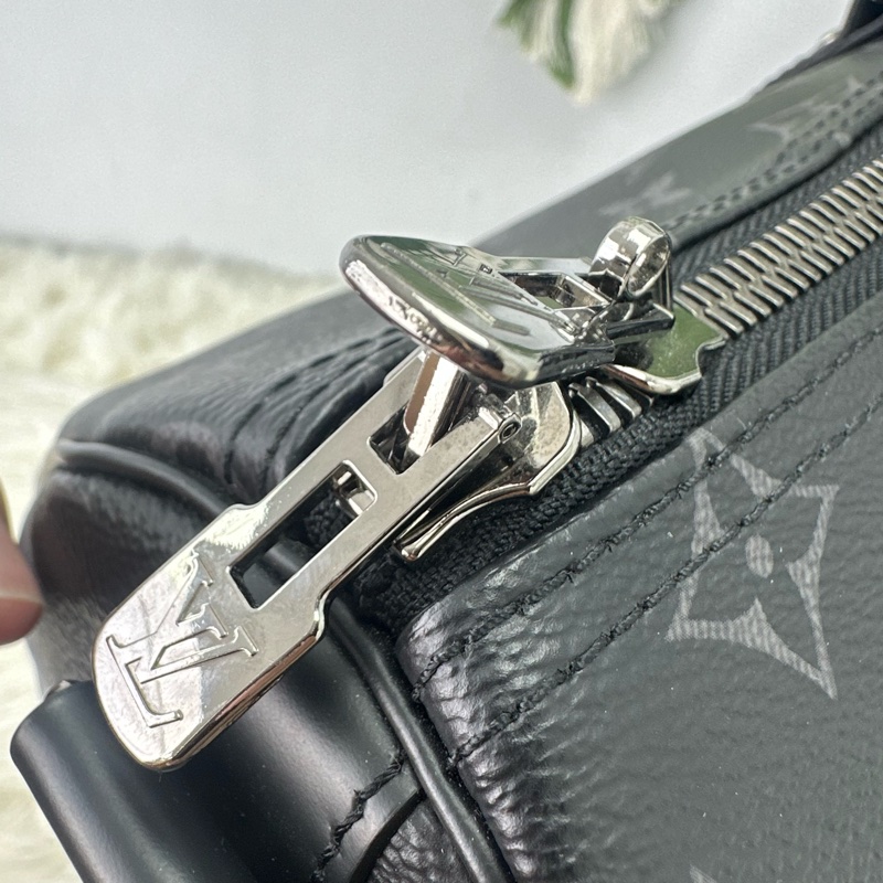 LV Monogram KeepAll 45 晶片款 手提單肩斜肩包-13