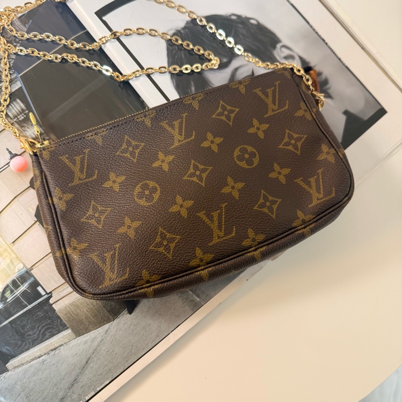 ✔️Louis Vuitton LV M51980 Monogram麻將包/側背包-3