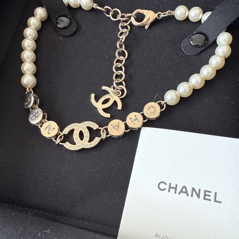 Chanel✨choker 珍珠頸鏈頸鍊項鍊