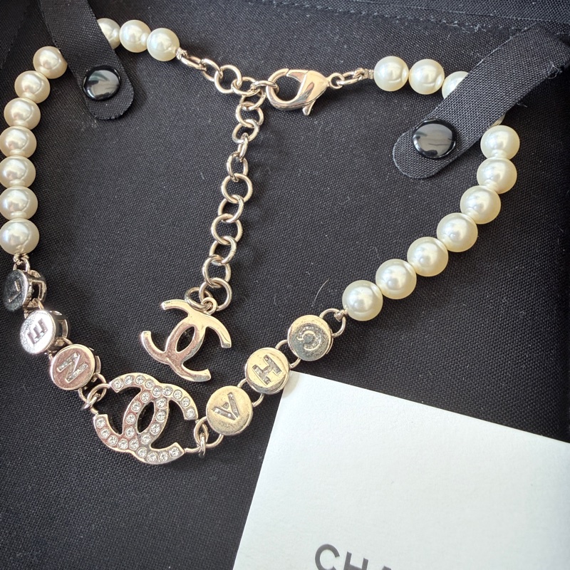 Chanel✨choker 珍珠頸鏈頸鍊項鍊-3