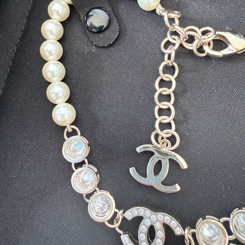 Chanel✨choker 珍珠頸鏈頸鍊項鍊-7