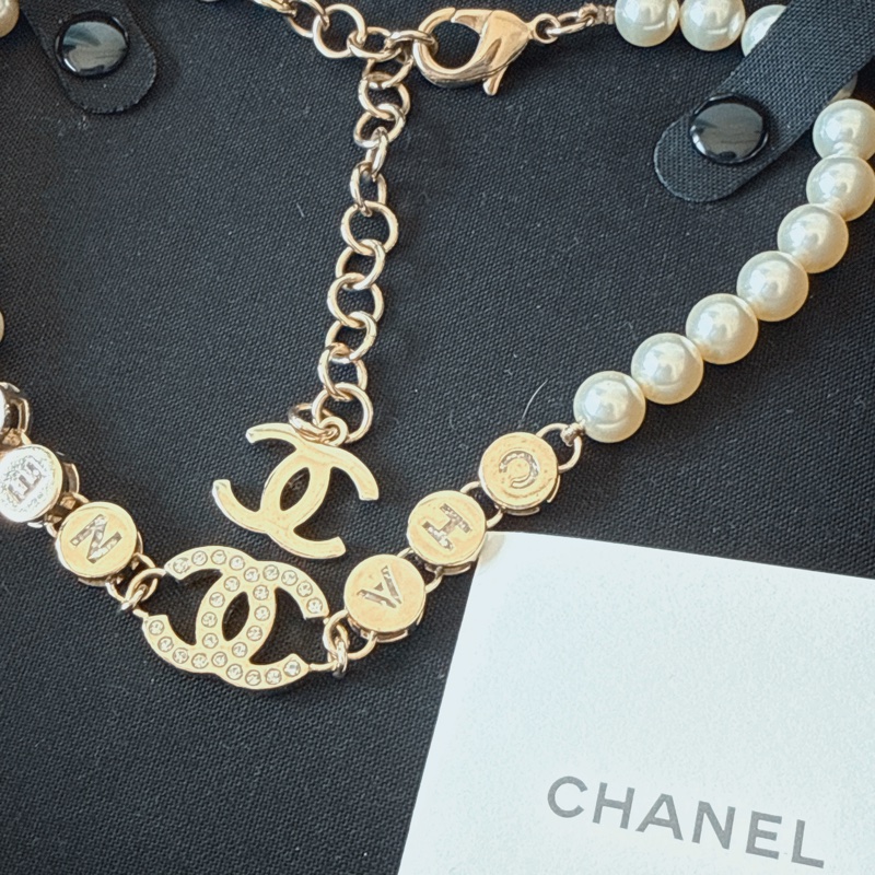 Chanel✨choker 珍珠頸鏈頸鍊項鍊-9