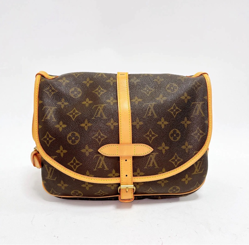 【全網最平✨90%新】LV Saumur 30 小號雙子星斜挎包|郵差包-1